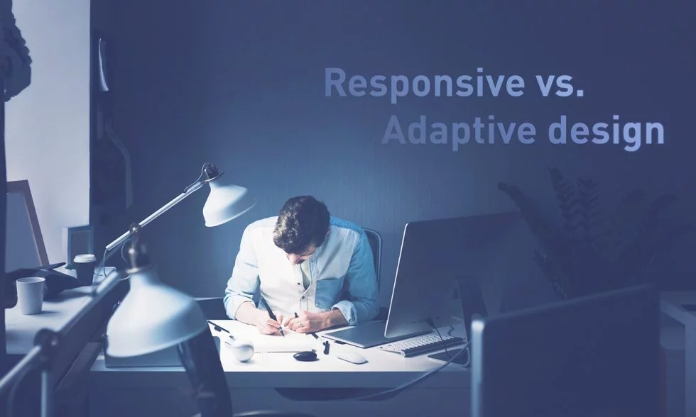 blog post cover - Responsive vs Adaptive design